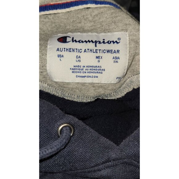 Champion Hoodie Sun Face Design Black L - Picture 6 of 6